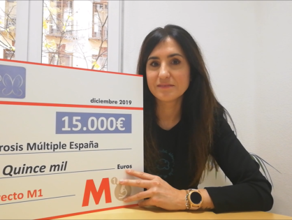 Detrás de la nube solidaria brilla Noelia Martín: 15.000€ para investigación en 2019