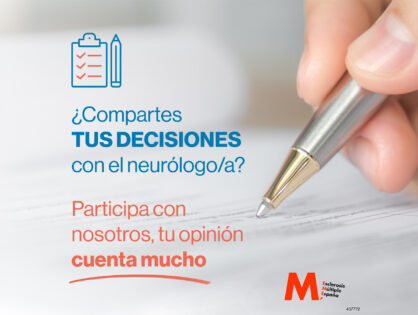 Sondeo de percepción “Toma de decisiones compartidas durante la conversación médico-paciente en Esclerosis Múltiple”
