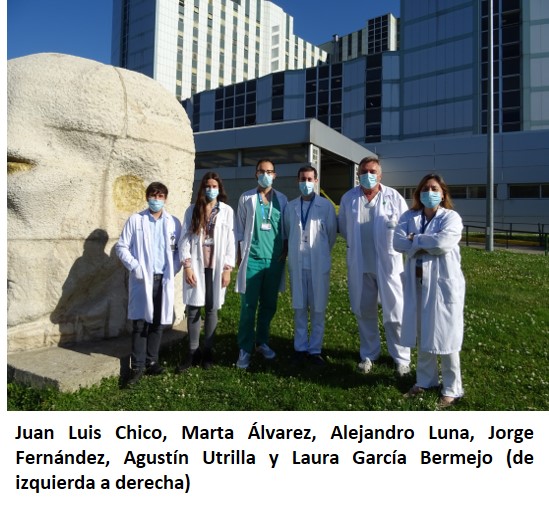 Foto de los participantes en las candidaturas candidaturas recibidas en la IV convocatoria REX-PADI 2021-2022, en la que figura en primer término, el Dr. Juan Luis Chico. Fuente: Instituto Ramón y Cajal de Investigación Sanitaria (IRYCIS)